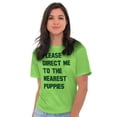 thumbnail image 5 of Please Direct Me Nearest Puppies Women's Graphic T Shirt Tees Brisco Brands 2X, 5 of 6