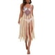 thumbnail image 2 of VISgogo - Bikini para mujer, sin mangas, para playa, con borlas caladas, vestido de verano VISgogo  moda, 2 of 6