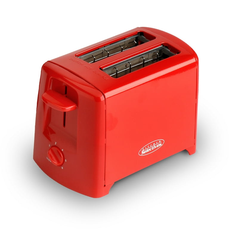 Kitchen Selectives Coffee Maker and Toaster Bundle in Red and Black