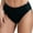 Z1-Black, variant on Women High Waisted Bikini Bottom Retro Ruched Swim Short Shirred Tankinis Brief,Black L