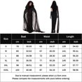 thumbnail image 2 of Disfraz Premium Vestido de bruja negra de estilo vintage, traje diario de mujer con retazos de malla Ygjytge Negro T M para Mujer, 2 of 6