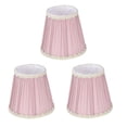 thumbnail image 1 of 3PCS Cloth Lamp Shade E14 ClipOn Lampshade for Candle Chandelier Wall Lamp Table Light Indoor Decor(Light Purple ), 1 of 4