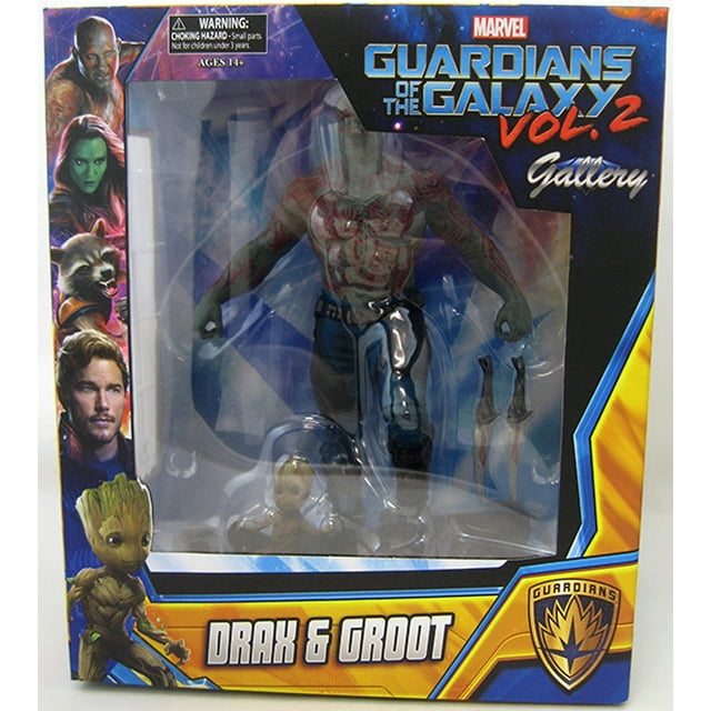 Diamond Select Toys Marvel Gallery Guardians of The Galaxy Vol. 2 Drax & Groot PVC Figure