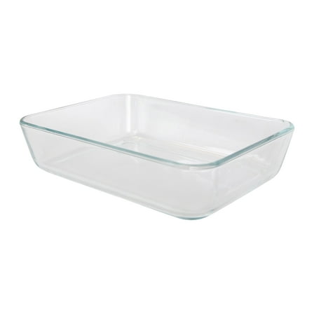 Pyrex 7210 3-Cup Rectangle Clear Glass Baking and Storage Dish