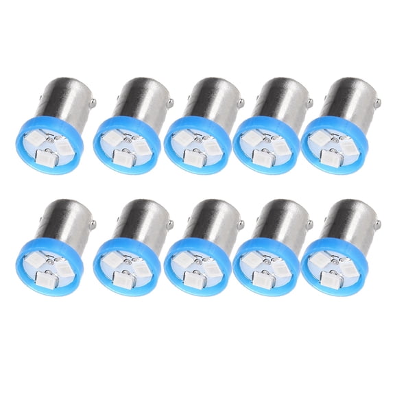cciyu 10X 57 1815 Super Brightness Blue 2835 3-SMD Car LED BA9S Instrument Gauge light Replacement fit for Instrument panel Glove box License plate Boat cabin lamp