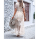 thumbnail image 5 of Vestido de Novia de Encaje Floral con Cuello en V y Corta para Mujer, Vestido para Dama de , Cóctel o Fiesta M, 5 of 10