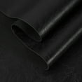 thumbnail image 3 of 54" Wide Vinyl Fabric Thick Marine Grade Faux Leather Fabric Heavy Duty PU Leather Fabric Cotton Back Home Decor Fabric for Hand Crafts DIY Craft Upholstery, Black, 3 of 6