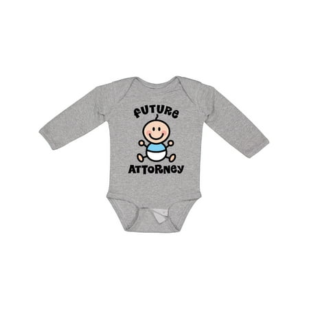 

Inktastic Future Attorney Lawyer in Training Gift Baby Boy Long Sleeve Bodysuit