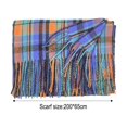 thumbnail image 2 of Fashion Long Shawl Big Grid Winter Warm Lattice Large Scarf, 2 of 5