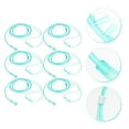 Adult Standard Nasal Cannula Oxygen Tubes 7 ft,Soft Green Cannula Nasal Tubing for Oxygen