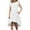 Z1-White-kids summer dresses, variant on MKOSPLRT Wedding Guest Dresses for Girl Fly Sleeve Crew Neck Party Dress Solid High Low Hem Cocktail Dresses Flowy A Line Dresses