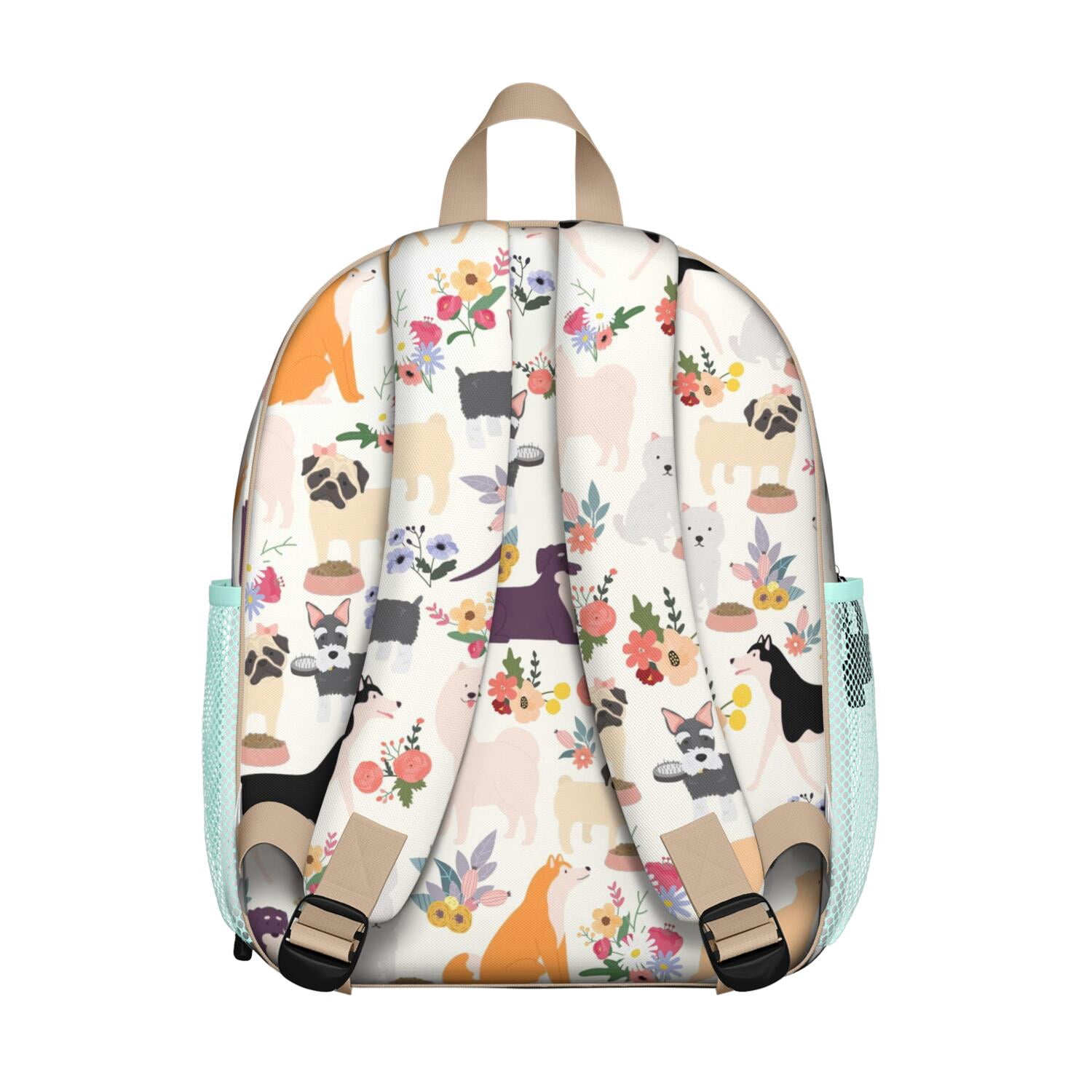 Mythical Horse Pattern Adjustable Backpack - Durable, Spine-Friendly for Students