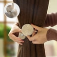 thumbnail image 4 of Juego de 2 alzapaños magnéticos para cortinas decorativas, cuerda de soporte moderna para cortinas finas o transparentes (beige), 4 of 5