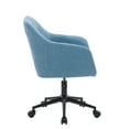 thumbnail image 2 of CorLiving Natasha Upholstered and Button Tufted Adjustable Height Adult Task Chair with Arms, 2 of 9