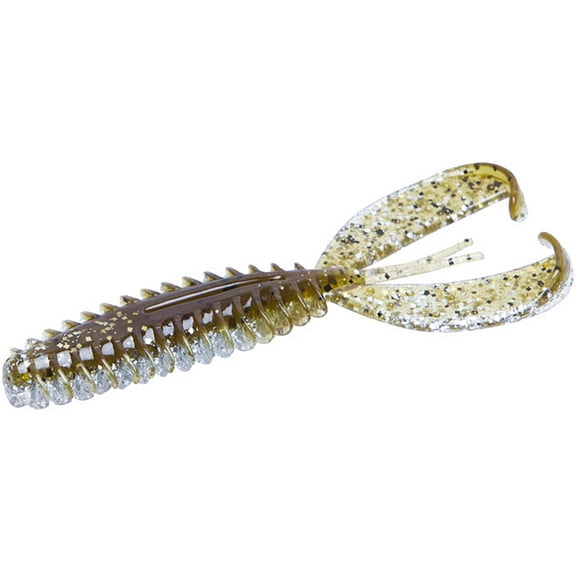 Zoom Z-Craw Jr Green Pumpkin Flash 8pk