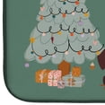 thumbnail image 4 of Chocolate Dachshund Christmas Everyone Dish Drying Mat, 4 of 7