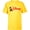 Yellow, variant on Mickey Mouse Race Car Driver Racing Flag Logo 2026 - Short Sleeve T-Shirt for Kids - Customized-Athletic Heather