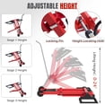 thumbnail image 4 of Mellcom Hydraulic Lawn Mower Lift Jack,Lawnmower Lift with 3 Height Adjustment - 500lbs Capacity for Tractors and Zero Turn Lawn Mowers, 4 of 8