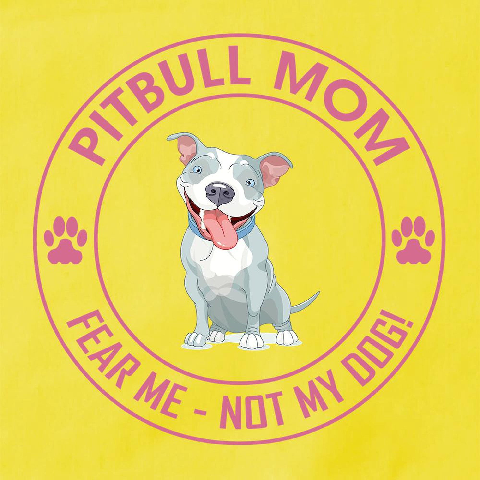 CafePress - PITBULL MOM Light - Kitchen Apron with Pockets, Grilling Apron, Baking Apron