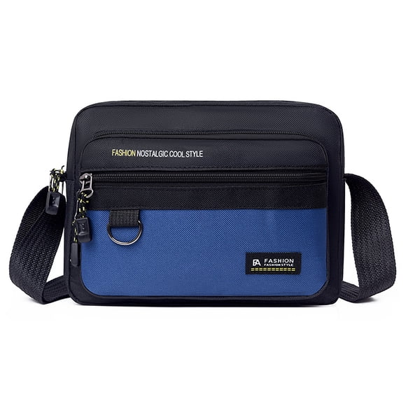 Bolsa de pecho para hombre | Mochila de hombro pequeña versátil | Poliéster ligero y transpirable | Almacenamiento seguro con cierre multicompartimento | Resistente al agua | Deportes, carrera