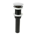 thumbnail image 6 of Bathroom Sink Drain Without Overflow Rustproof Anti Clog Vessel Sink Lavatory Vanity Pop Up Drain Stopper Painted Black, 6 of 6