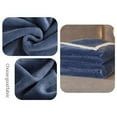 thumbnail image 4 of Throw Blanket Clearance! QTOCIO Soft Fuzzy Warm Fuzzy Blankets Couch Fleece Blankets Bed Cozy Machine Washable Thick Comfy, Blue, 150x200cm/59x78.74in, 4 of 9