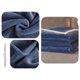 thumbnail image 4 of Manta para sofá, manta suave, cálida y esponjosa, manta de forro polar para cama, acogedora, lavable, gruesa, cómoda, a cuadros, peluda., 4 of 9
