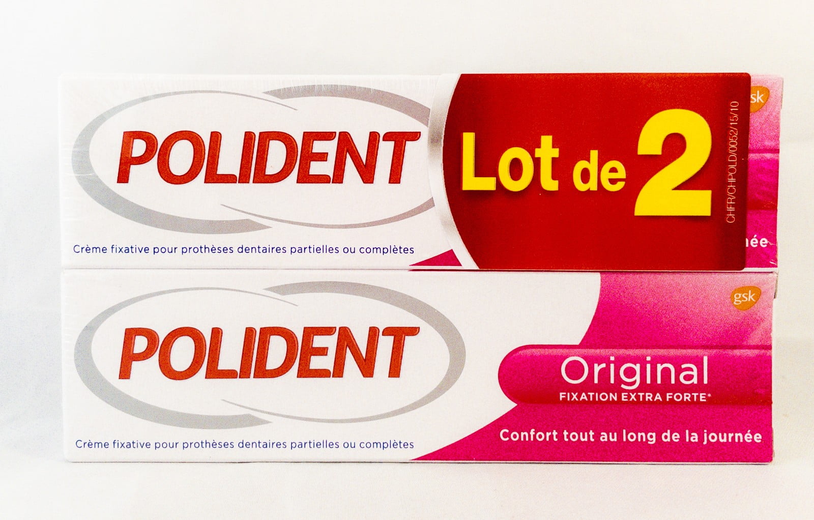 Polident Original Creme 2 x 40g adhesive for Partial or Complete
