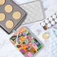 thumbnail image 5 of Yayeee Pot Holders Kitchen Heat Resistant with Pocket 7"x9.8" Cotton Oven Cooking Hot Pads, Purple Cityscape Painting, 5 of 7