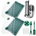 thumbnail image 3 of 2 juegos de Kit de inicio de semillas, bandejas de inicio de plántulas, Kit de germinación, bandeja de inicio con luz de cultivo, 3 of 6