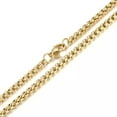 thumbnail image 4 of 2/3/4/5/7mm Fashion 316L Stainless Steel Rolo Link Chain Necklace for Women Men, 4 of 9
