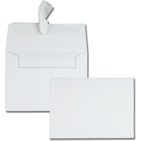 Quality Park Redi-Strip Specialty Paper Envelopes, White, 50 / Box (Quantity)