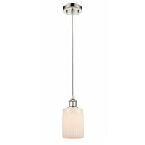 Innovations 516-1P-PN-G341 Hadley 1 Light Mini Pendant part of the Ballston Collection, Polished Nickel