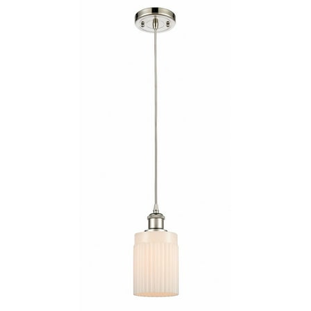 Innovations 516-1P-PN-G341 Hadley 1 Light Mini Pendant part of the Ballston Collection, Polished Nickel