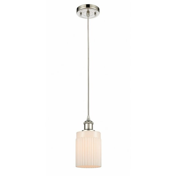 Innovations 516-1P-PN-G341 Hadley 1 Light Mini Pendant part of the Ballston Collection, Polished Nickel