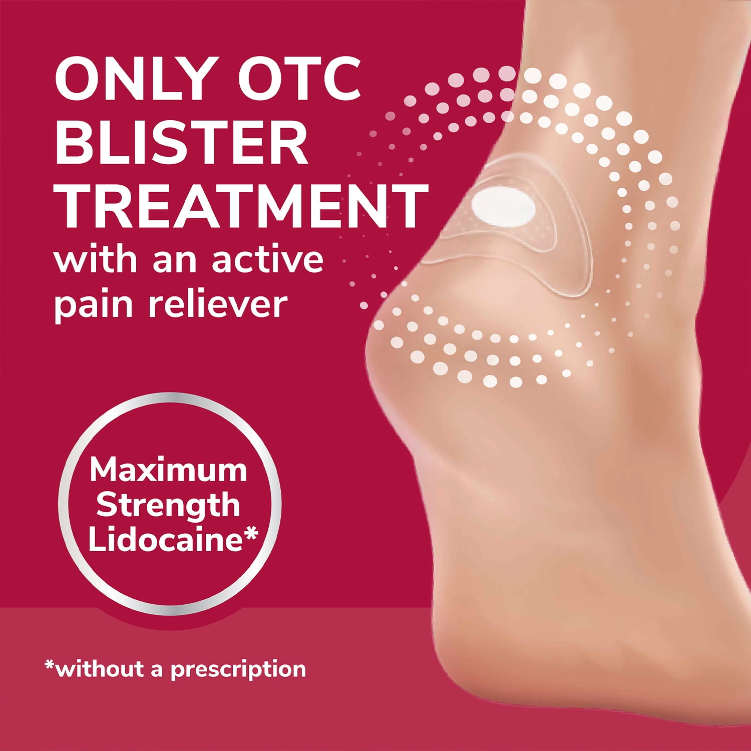 (4 pack) Dr. Scholl's Blister Pain Relief Complete Kit with Lidocaine, 8 Count