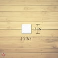 thumbnail image 3 of 3" x 3" Square Cardstock | 80lb Cover White Thick Card Stock Paper - Smooth Finish | For Scrapbooking, Arts and Crafts, Wedding Invitations, Bussines Cards | 50 Cards Per Pack, 3 of 8