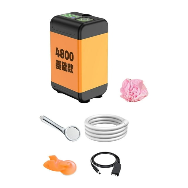 Ducha de Camping portátil Zulema bomba de ducha eléctrica carga USB manguera ligera