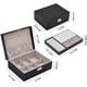 thumbnail image 2 of Joyero para mujeres y niñas, joyero con cerradura, caja de almacenamiento de gran capacidad de 2 capas con bandeja extraíble para anillos, aretes, collares, pulseras, 2 of 5