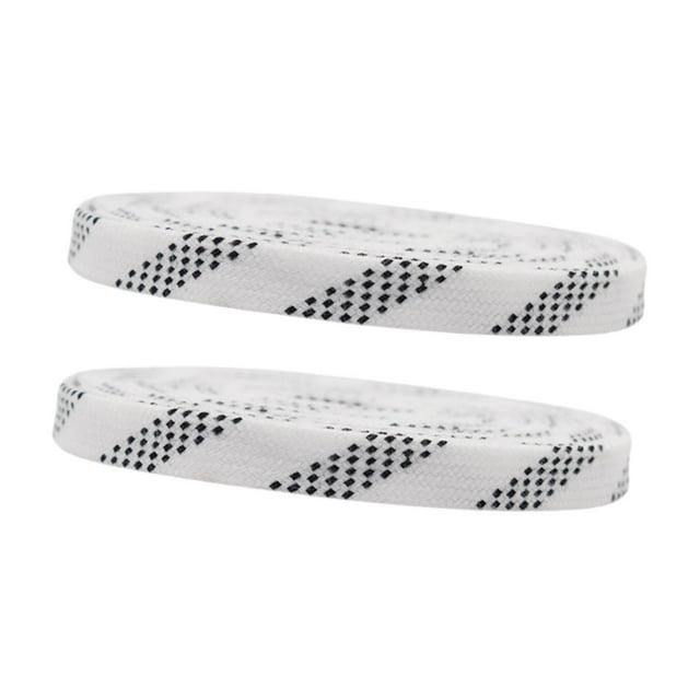 1 par de cordones para patines de hockey de 1 cm de ancho encerados para zapatos normales Roller Derby Roller 274 cm