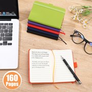 sixwipe 6 Pack Pocket Small Notebook Journals, 960 Lined Pages Hardcover Mini Notebooks for Work Travel, 3.7”x5.5” Small Pocket Notepad, Little Cute A6 Notebook for Note Taking