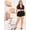 Nude, variant on Plus Size Lace Top Silicone Stay-Up Thigh High Stockings for Women Sexy Semi Sheer Hosiery for Party
