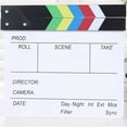 thumbnail image 4 of Director Film Clapboard Action Scene Clapper Board Wooden Movie Film Clap Slate, L, Colorful, 4 of 7