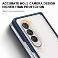 thumbnail image 5 of SaniMore for Samsung Galaxy Z Fold 4 Crystal Clear [Not Yellowing Technology] Case, Hard PC & TPU Bumpers Case with Wireless Charging Shockproof Protective Case for Samsung Z Fold 4, Navy, 5 of 7