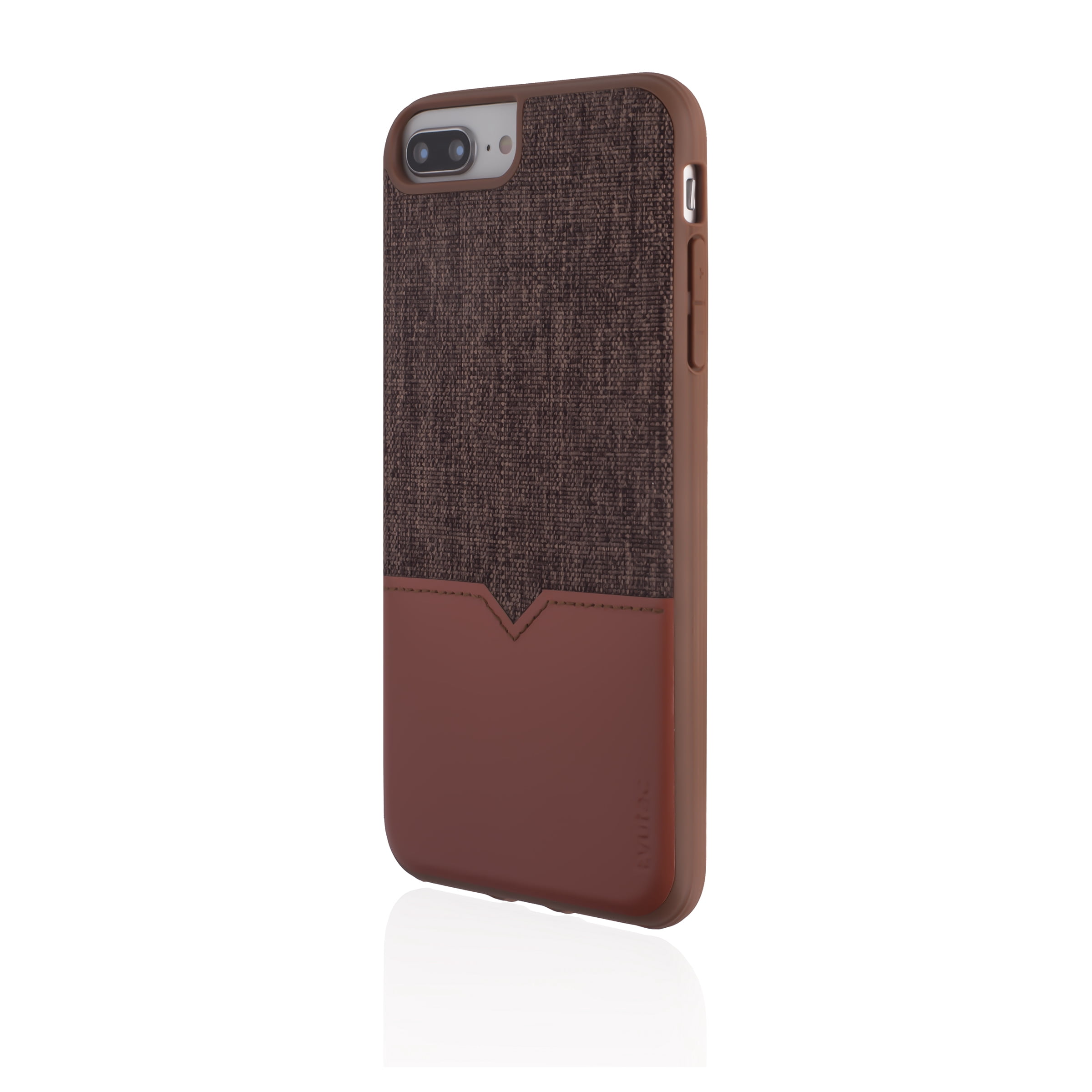 Étui Evutec Northill – Brigandine/Lava – Pour IPhone 8/7/6S/6 Plus – Neuf