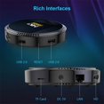 thumbnail image 5 of Hk1 Rbox H8 Décodeur H618 android 12.0 Hd WiFi Double Bande6 Bluetooth 5.0 avec RC Noir 4 Go+64 Go Prise US, 5 of 5