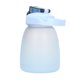 thumbnail image 3 of Botella de agua deportiva con boquilla de paja, correa para el hombro, botella de agua para bicicleta, sellos de tiempo de 1400ML, botella de agua grande portátil, 3 of 8