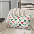 thumbnail image 5 of Fotbe Retro bows Pattern Pillow Cases - Envelope Closure - Luxury, Extra Soft, Cooling Pillow Covers - Wrinkle, Fade, Stain Resistant-14"x20", 5 of 6
