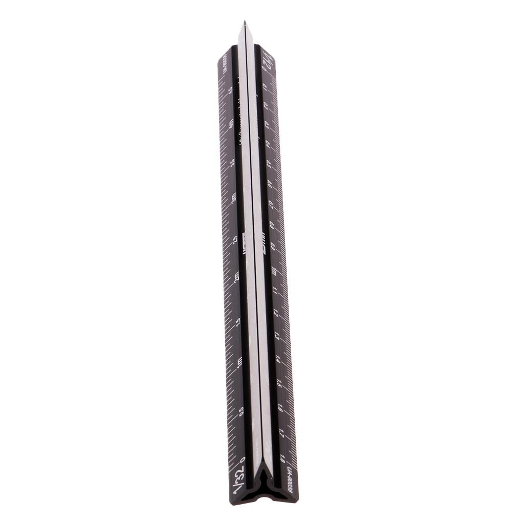 1Pc 17-90038 Model Triangular Scale Ruler //24 /1/32 1/35 1/48 1/72