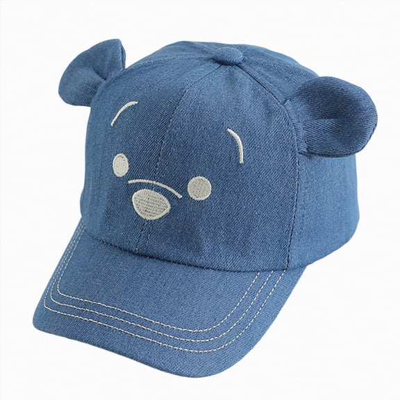 CAUYDY Baby Boys Baseball Cap Toddler Boy Baseball Hat Kid Ball Cap Newborn Hats Boys Girls Toddler Snapback Hat Kids Trucker Hats (Sizes 3-8 Years,H03-Dark Blue)